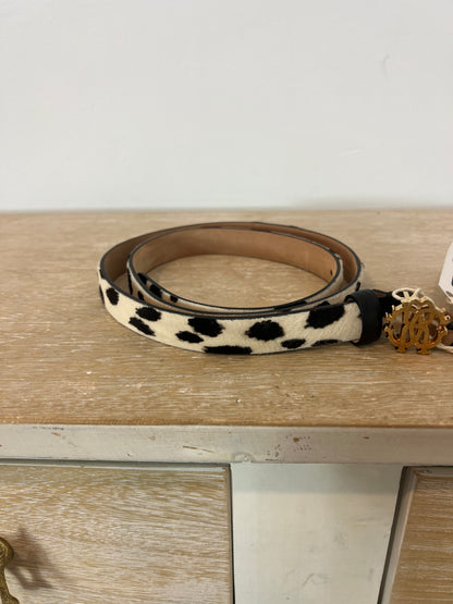 ROBERTO CABALLI. Cinturón animal print T.85