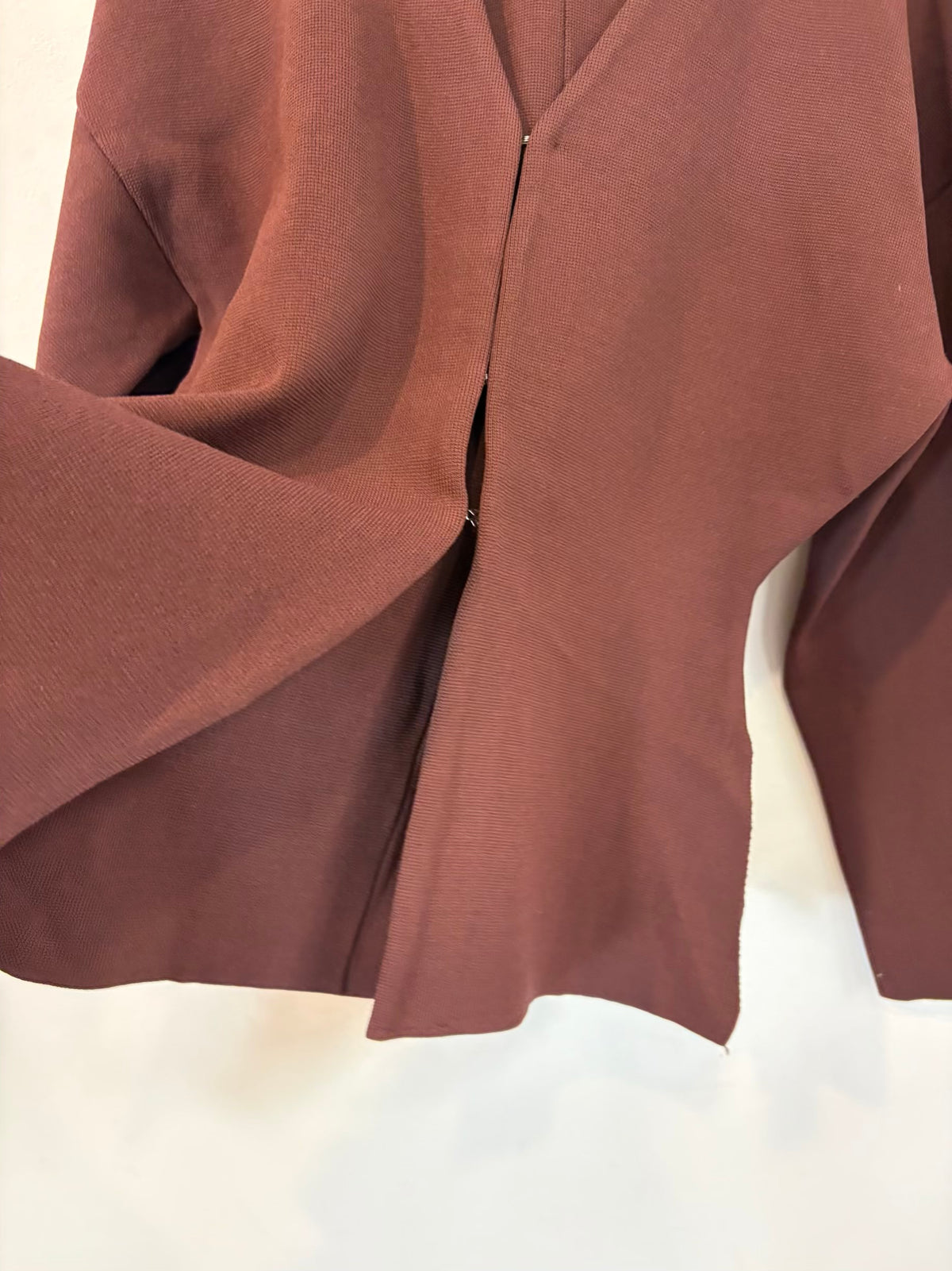 ZARA. Conjunto marrón punto