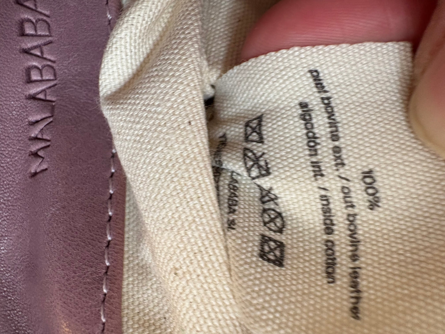 MALABABA. Bolso rosa palo trenzado