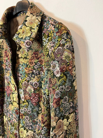 M. LORENZO. Textured floral jacket S.42 (M)