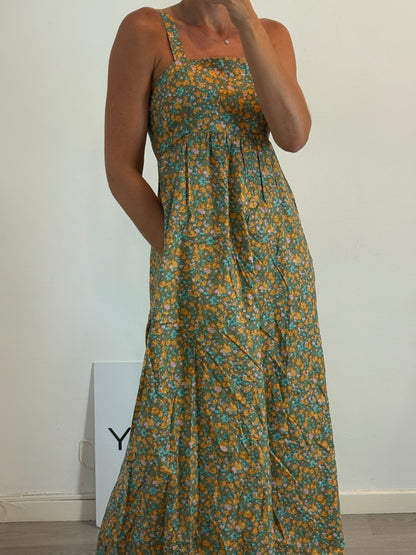 OTRAS. Vestido largo flores T.u(m)