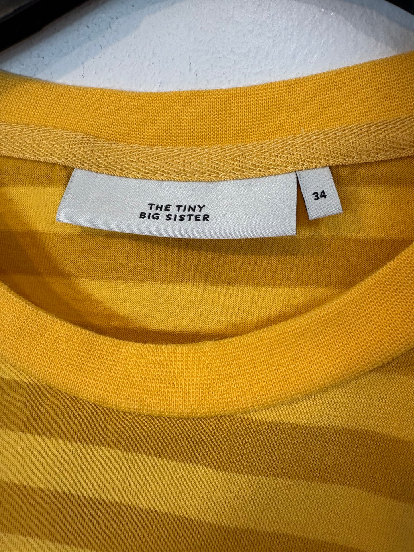 THE TINY BIG SISTER. Camiseta algodón rayas