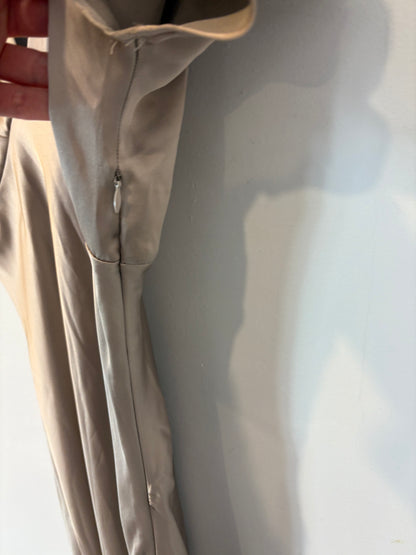 ZARA. Vestido largo satinado