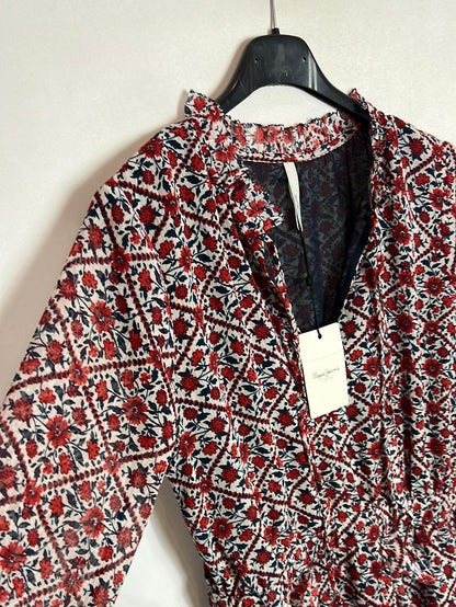 PEPE JEANS. Vestido corto flores T.s