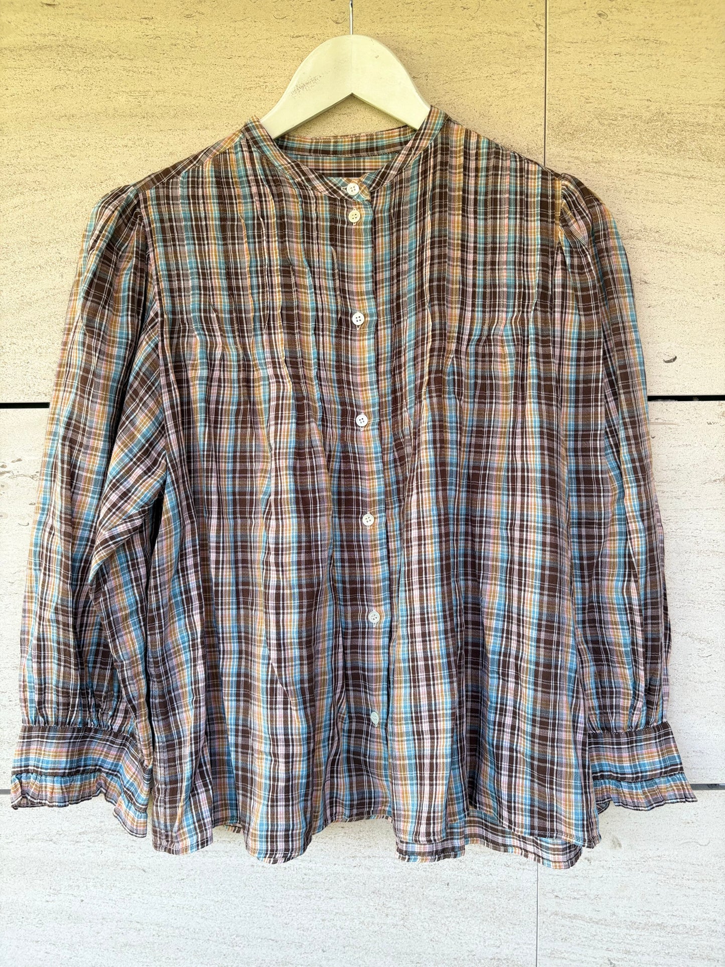 MASSCOB. Camisa cuadros fluida