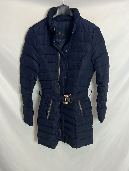 KELREBEC. Plumas azul detalle cremallera. T M