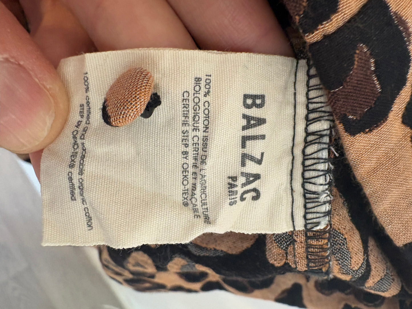 BALZAC. Short mini dress with slits. Size 38 (s)