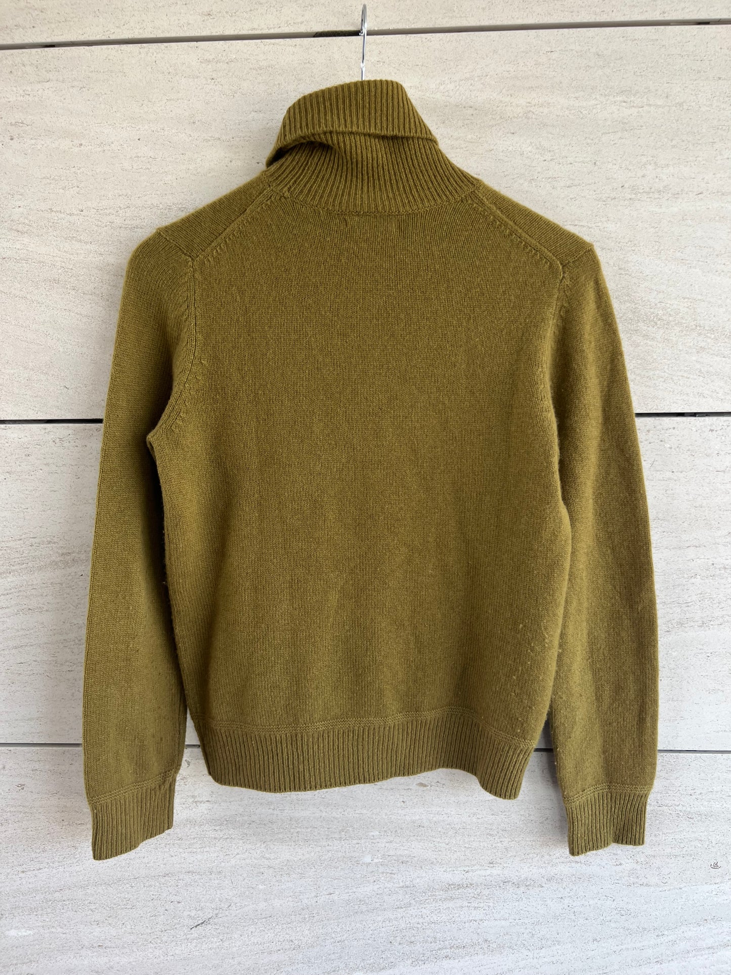 MONOPRIX MAISON. Khaki cashmere sweater. T 0 (xs)