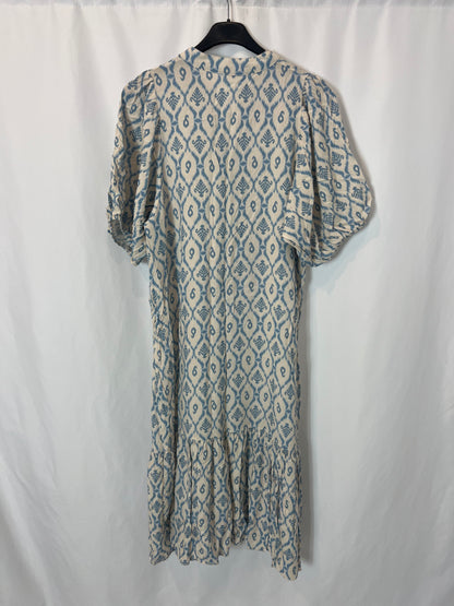 MINDTRAVELER. Blue print midi dress. YOU (M)