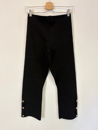 ZARA. Black stretch knit set. TS