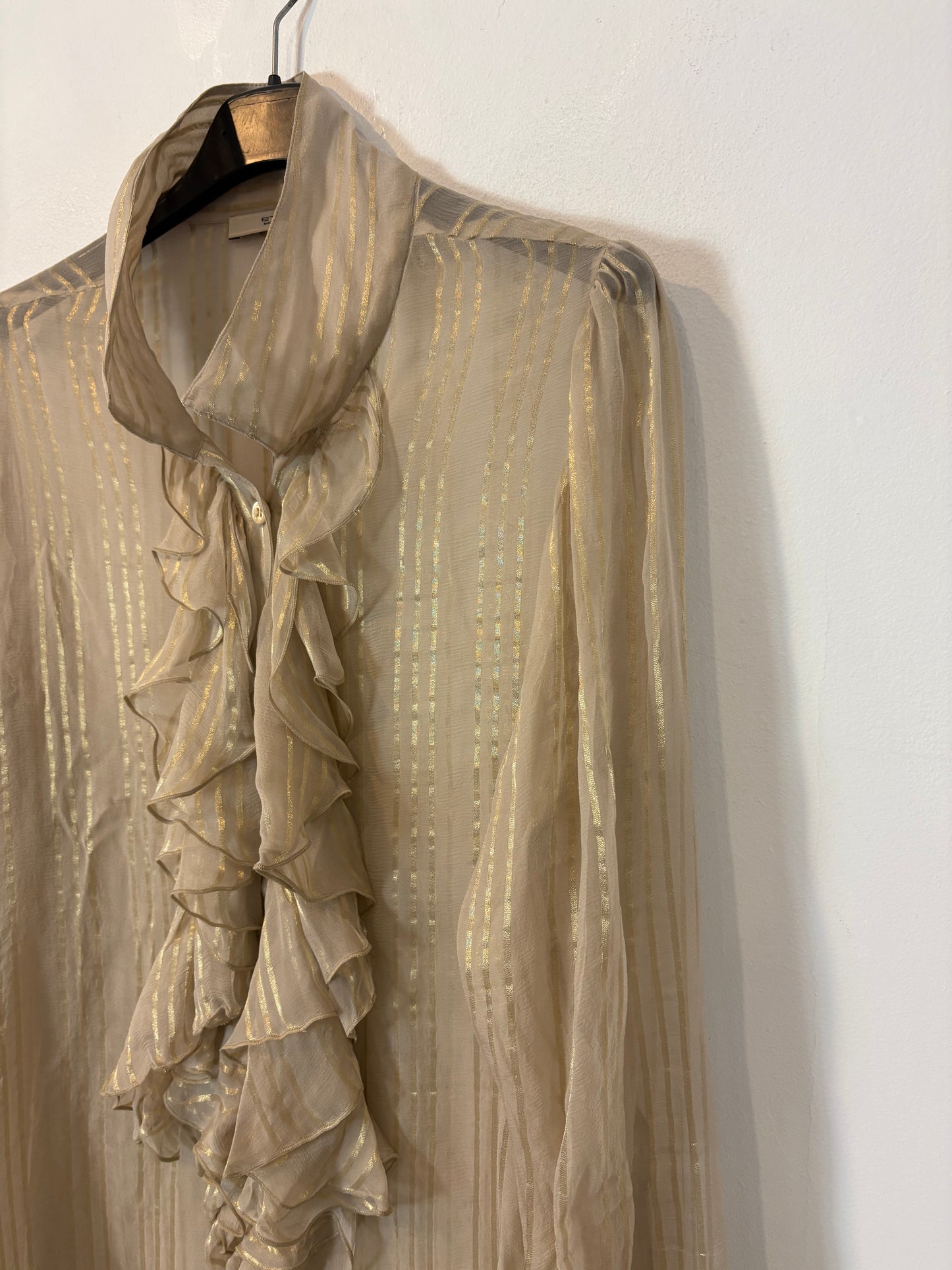 ZARA. Black stretch knit top. TL