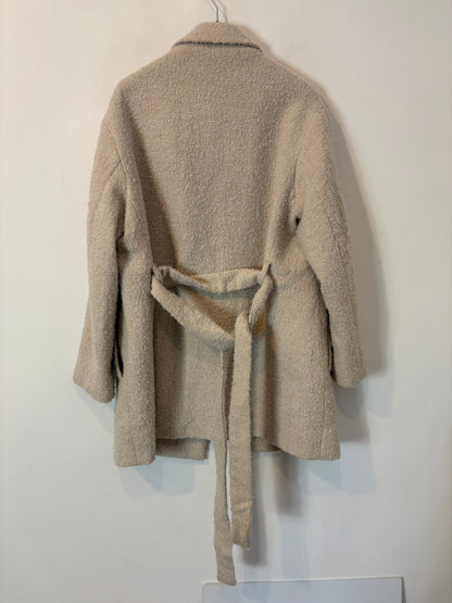 ZARA. Mustard textured back top. TS