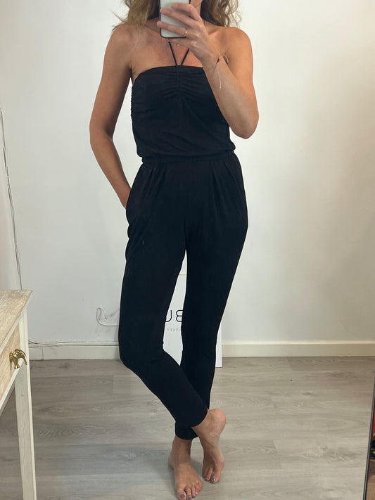 IRO. Flowy black jumpsuit T.xs