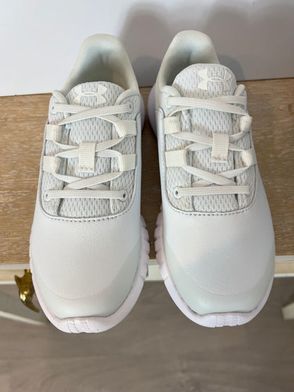 UNDER ARMOUR. Zapatillas blancas logo. T 31.5