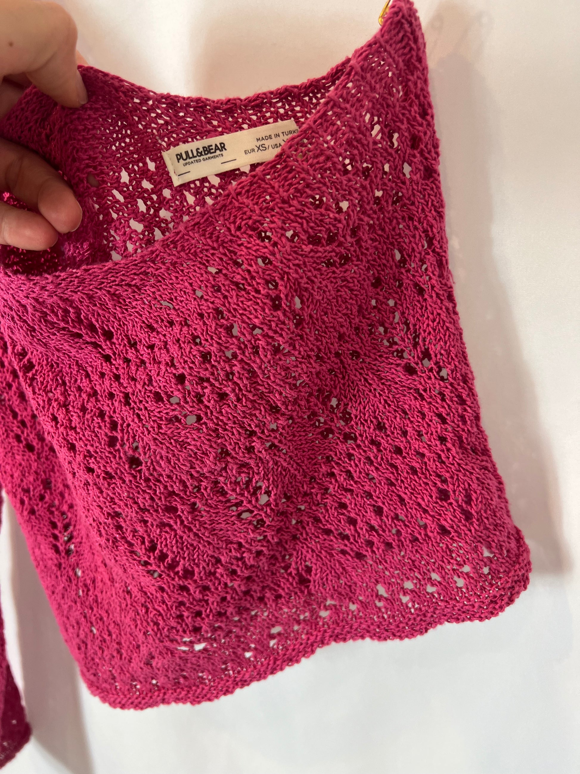 Top rosa croché – Hibuy market - Main Image