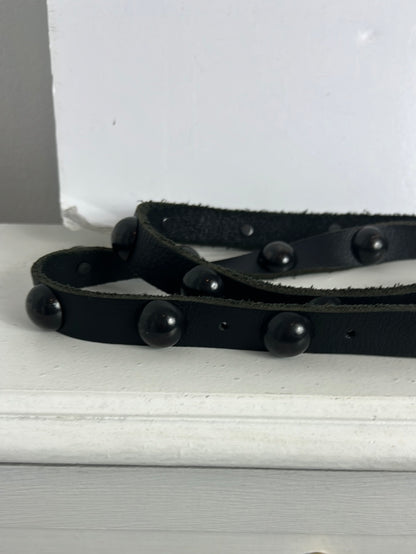 ZADIG&amp;VOLTAIRE. Double-wrap leather and studded belt. Size 1 (S)