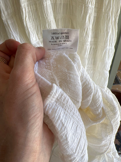 gathered midi dress size 36