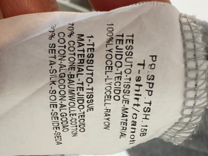 SPORTMAX CODE. Blusa bicolor con seda