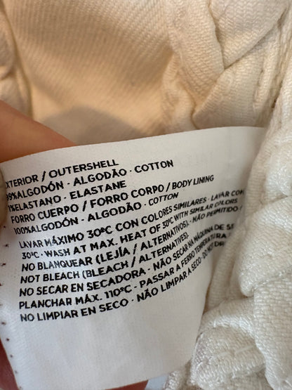 TINTORETTO. Chaqueta blanca detalles. T S