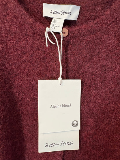 &OTHER STORIES. Chaqueta burdeos con alpaca