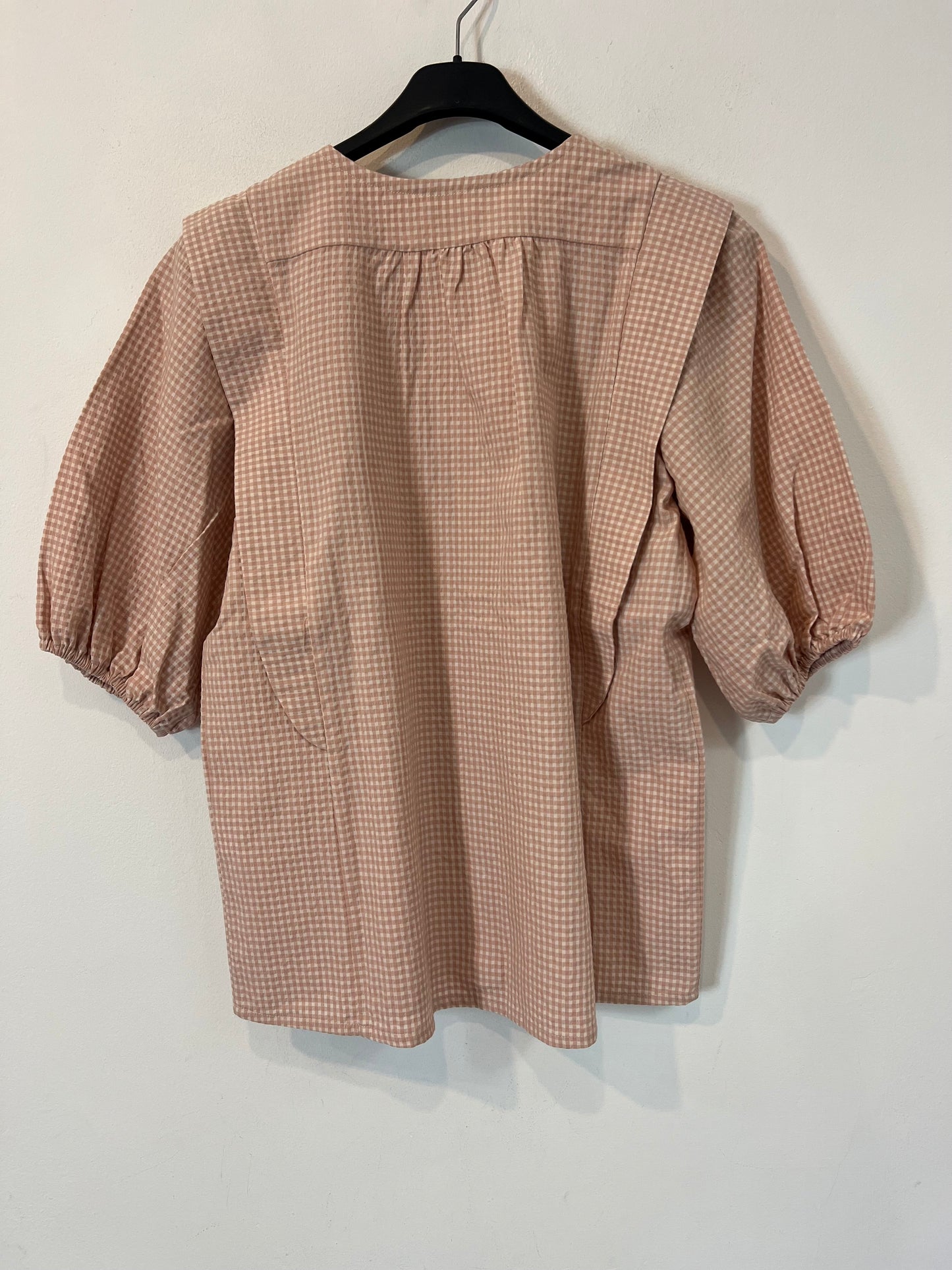 TRIANA BY C. Blusa cuadros rosas T.s