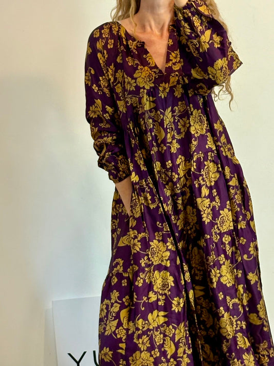 JOT. Vestido largo estampado