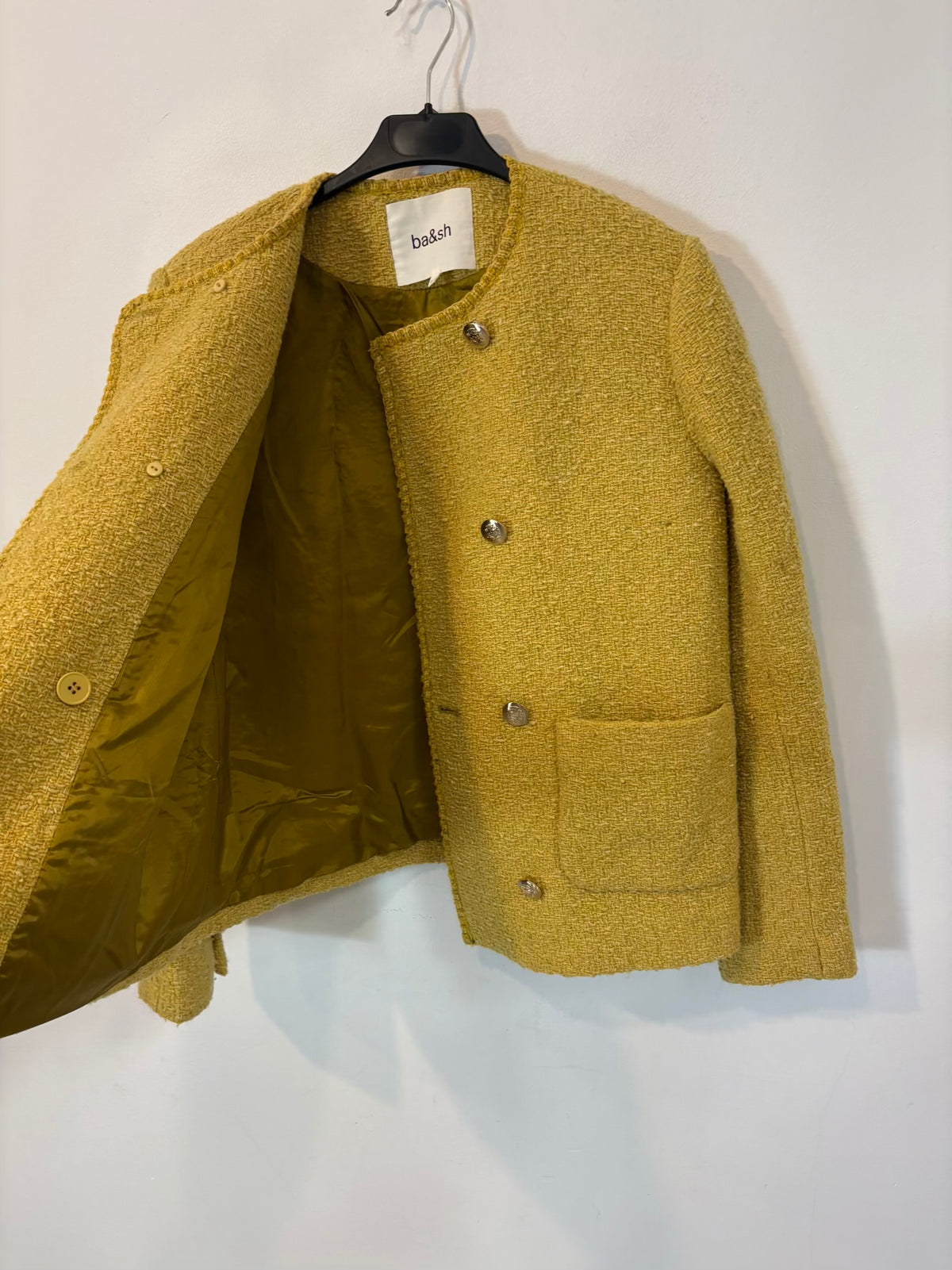 BA&SH. Conjunto mostaza tweed