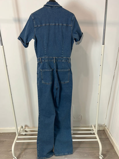 MANGO. Mono denim elástico. T M