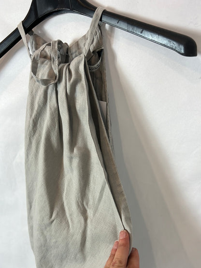 ZARA. top fluido lino T.m