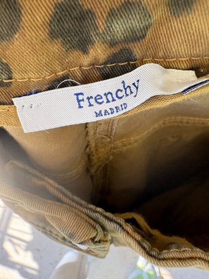 FRENCHY Madrid. Denim animal print bolsillos