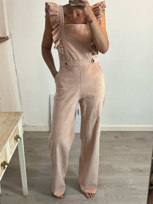 IQ COLLECTION. Mono rosa pana T.m