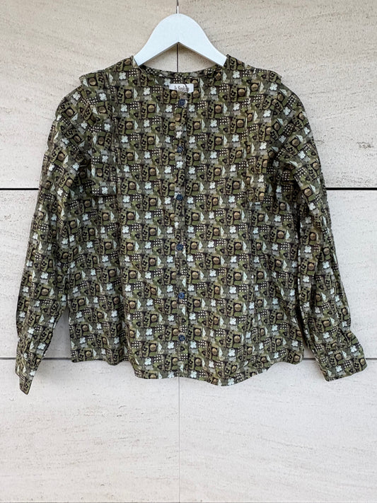 JOSEPHINE. Blusa estampada verdes
