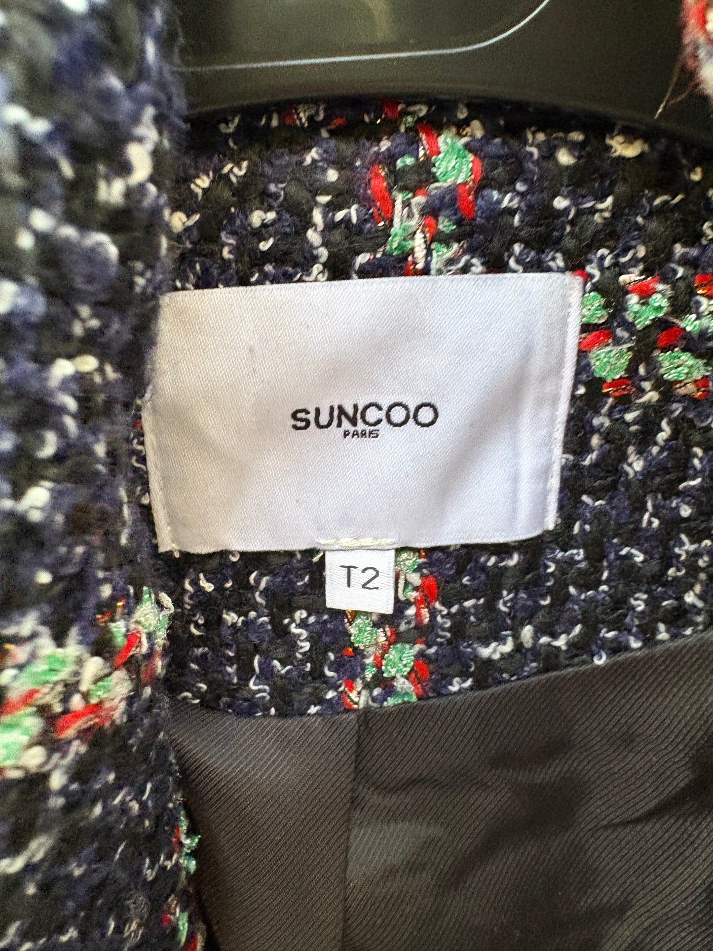SUNCOO. Chaqueta tweed colores