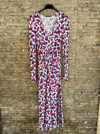 AMEÉ. Sleeveless fringed sweater S.(s)