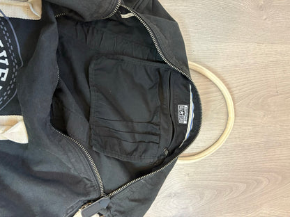 CONVERSE. Bolsa negra de viaje doble asa