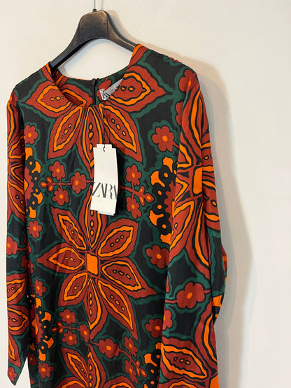 ZARA. Long printed dress. TL