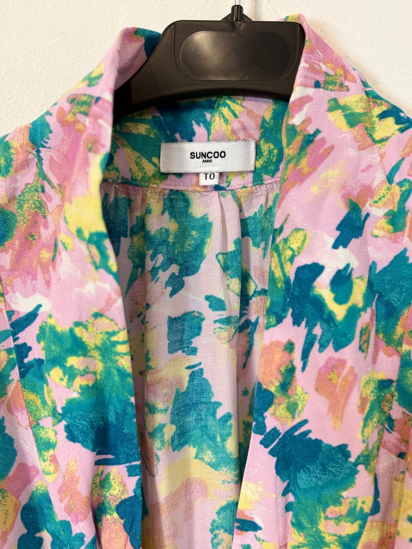 SUNCOO. Vestido largo estampado