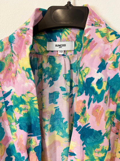 SUNCOO. Vestido largo estampado