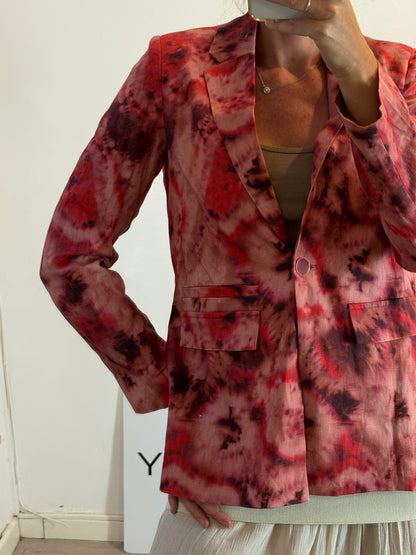 SCALPERS. Total look lino estampado. T S