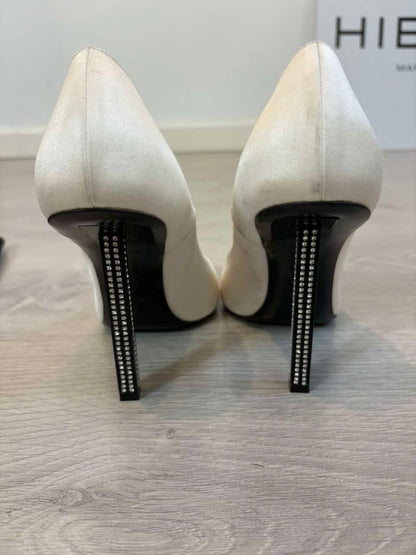 SAINT LAURENT. Tacones seda modelo Tower . T 38,5