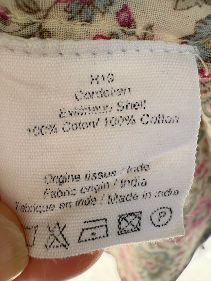 PETITE MENDIGOTE. Blusa flores cuello volante