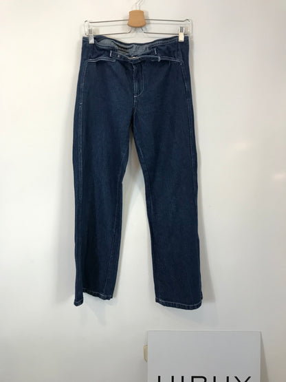 GIMAGUAS. Denim pata ancha hebilla