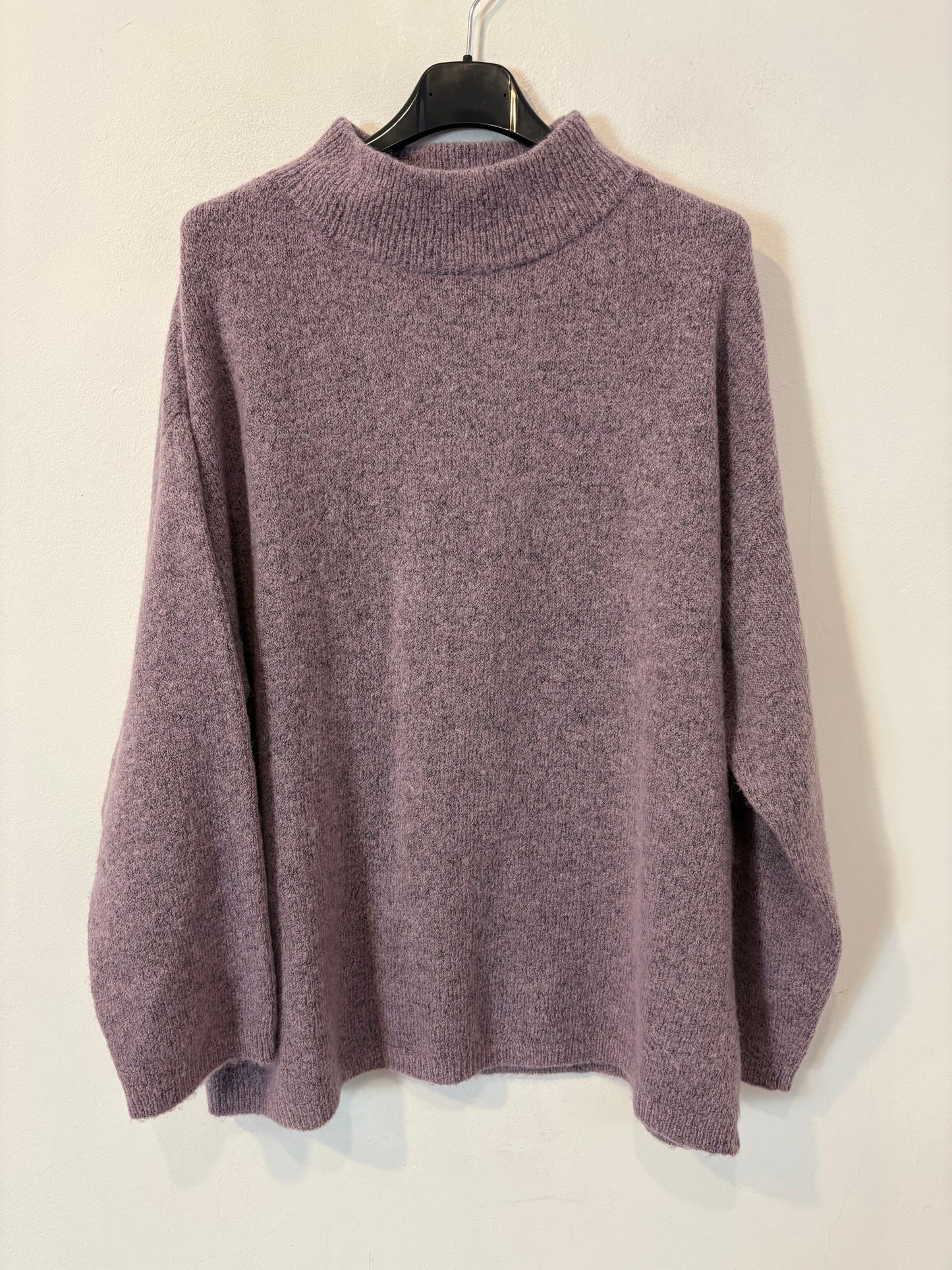 PARFOIS. Jersey malva jaspeado