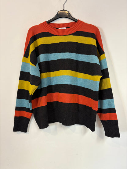 CARMELA CARAMELA. Jersey rayas colores merino