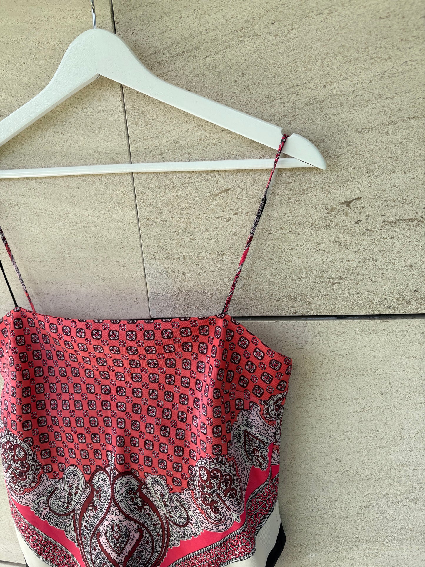 ZARA. Top efecto pañuelo. T S