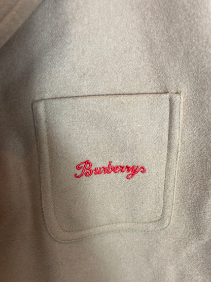 BURBERRYS. Beige wool blazer with pockets. Size 40