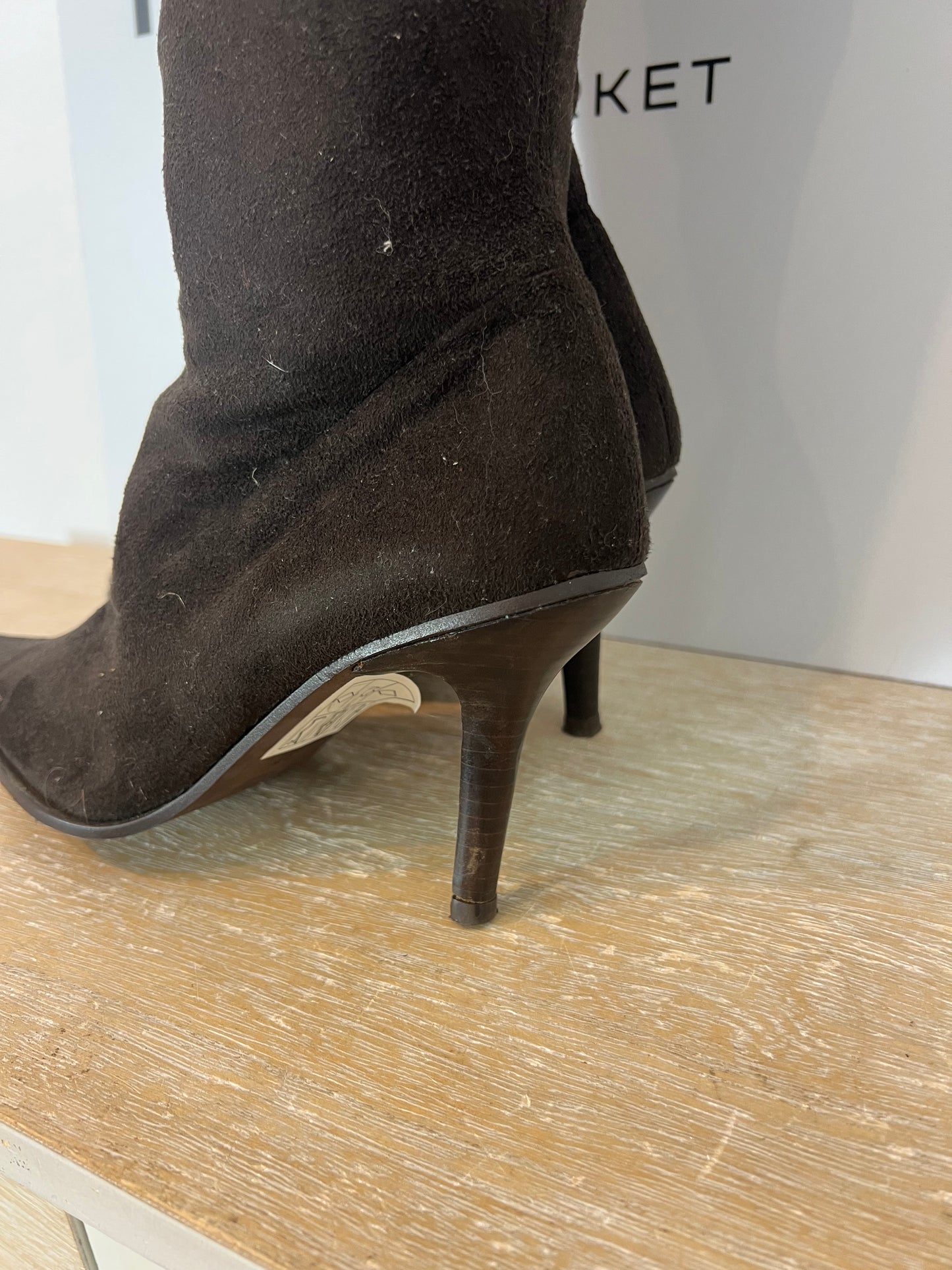 GIANCA PABBIO. Brown high boots, size 37