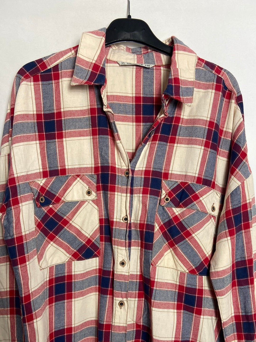 LEFTIES. Checkered shirt dress. TM