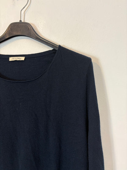 AMERICAN VINTAGE. Jersey azul marina con lana