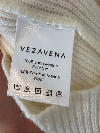 VEZAVENA. Jersey lana crudo espalda